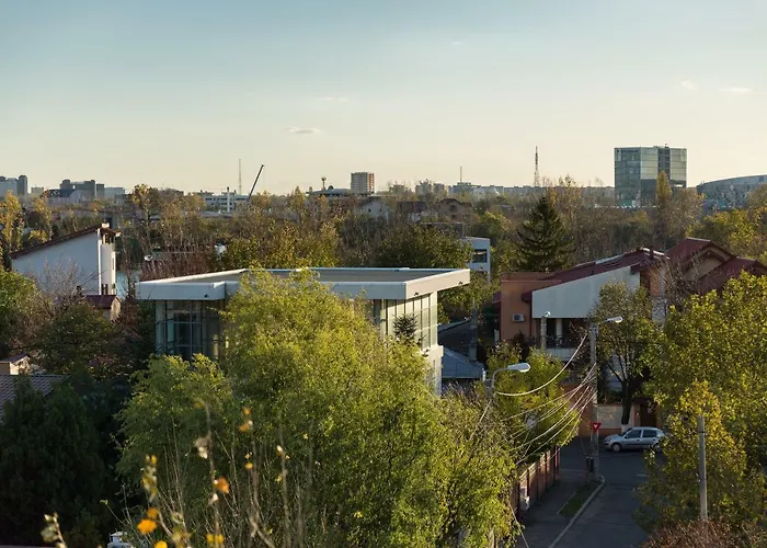 公寓 The Shades Of Grey-tranquil 4th-floor Baneasa Area 布加勒斯特